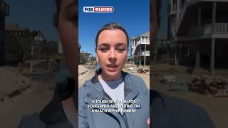 FOX Weather berichtet live aus Buxton, North Carolina, nachdem ein weiteres Haus vom Meer verschl...