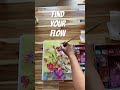 Find your watercolour flow…