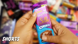 ASMR Satisfying Shorts Video  Cadbury Dairy Milk Silk Oreo Opening #shorts #trending