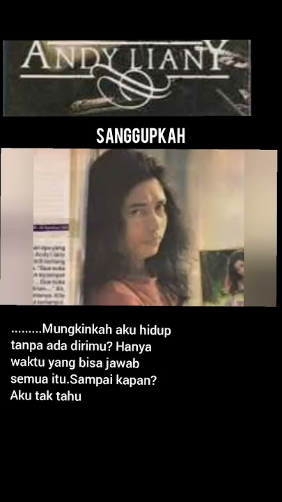 [Andy Liany]| Sanggupkah