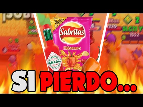 Si pierdo como una Sabritas habanero con salsa Tabasco
