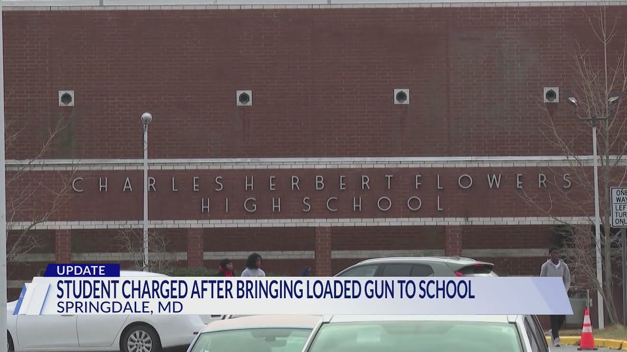 Student charged for bringing loaded gun into Flowers High School