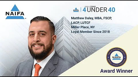 4 Under 40 Presentation Matthew Daley