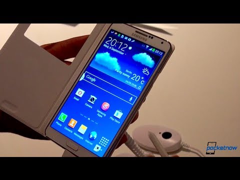 Samsung Galaxy Note 3: Hands-On at IFA 2013 | Pocketnow