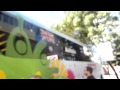 Australian Squad Bus leaves hotel for match against Netherlands!!