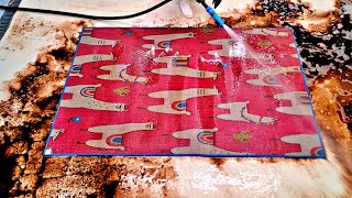 Perfect carpet cleaning. I like these cute llamas, it's amazing how clean they are now | satisfying