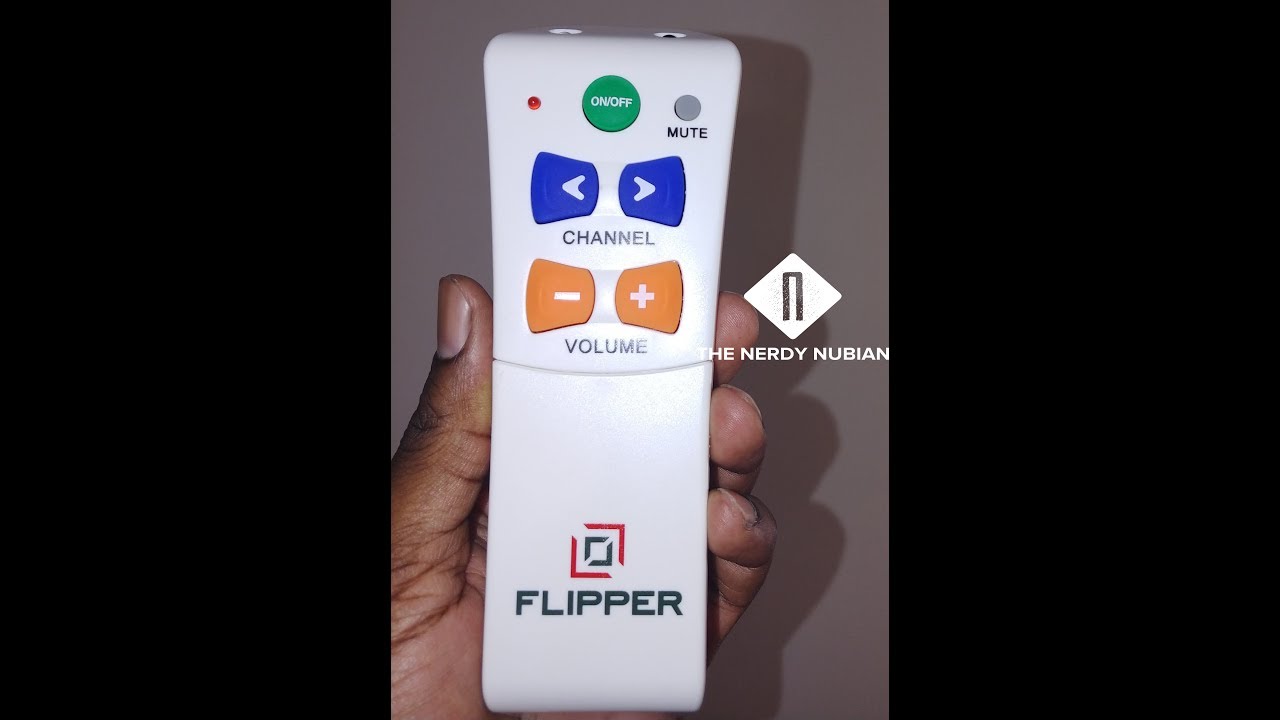 The remote for Grandma! Flipper Big Button Remote Unboxing and Review