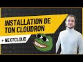 Installation de cloudron setup et premiere app 