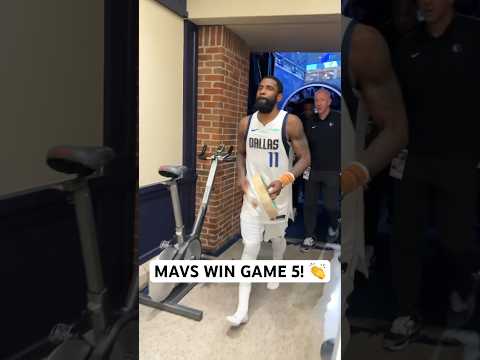 Luka, DJJ & Kyrie walk off after the Mavs take Game 5! 👏 | #Shorts