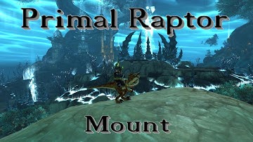 Isle of Giants mounts - Primal Raptor - World of Warcraft