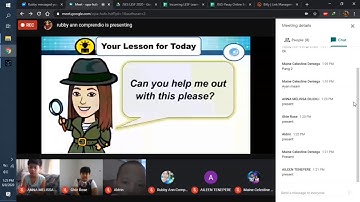 Simulation of Module in a Virtual Class Using Google Meet