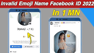 How to make invalid name facebook account|Facebook invalid emoji name account 2022|invalid name id