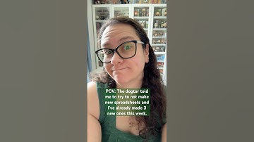 POV: The "dogtor" said no more spreadsheets… but I’ve already made 3 new ones this week 😂