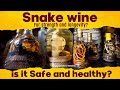 What is snake wine? Is it safe and healthy? Vietnam Snake wine making | Health, Fitness