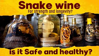 What is snake wine? Is it safe and healthy? Vietnam Snake wine making | Health, Fitness