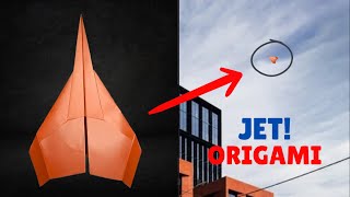 How To Fold The Best Paper Jet Origami - Origami Paper Planes That Fly Straight