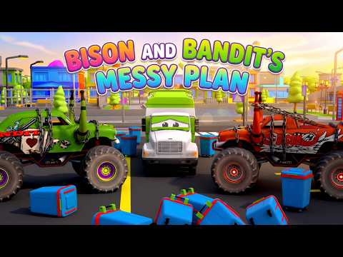 Bison and Bandit's Messy Plan for Kids