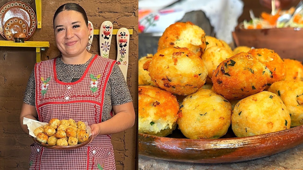 Bolitas De Papa Bien Sabrosas, La Cocina En El Rancho