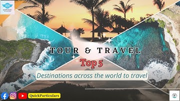 "Traveling the World: Top 5 Must-Visit Countries for Your Bucket List!"#travel #adventure #tourism