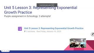 Unit 5 Lesson 3: Representing Exponential Growth