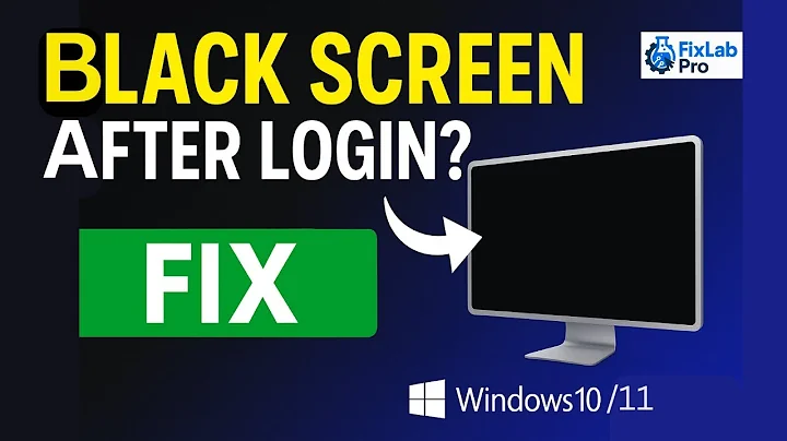 Black Screen After Login? Fix Windows 10/11 Black Screen Easily (No Reinstall Needed)
