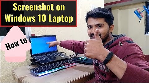 How to screenshot in windows 10 laptop