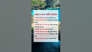 7 Mẹo Hay Sức Khoẻ Mỗi Ngày #dsdaiminh #dinhduong #shorts #health