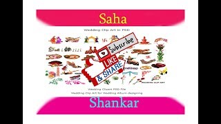 WEDDING CLIP ART  PSD FILE saha shankar mothugudem malkangiri videos