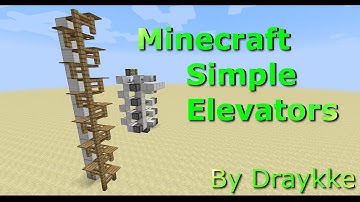Minecraft (1.8+) Simple Elevators Tutorial [Efficient/Compact/Resource Light]