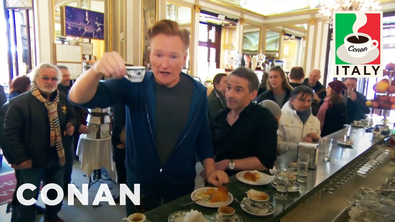 Download Jordan Schlansky Lectures Conan About Coffee In Naples | CONAN on TBS