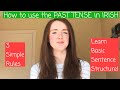 How to use the PAST TENSE in IRISH/ as GAEILGE