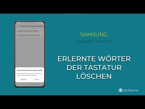 Video: Wie lösche ich gelernte Wörter auf dem Samsung Galaxy s6?