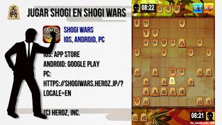 Jugar Shogi en APP - Shogi Wars (Asalariado Karlos jugar Shogi en Tokyo #2) screenshot 3