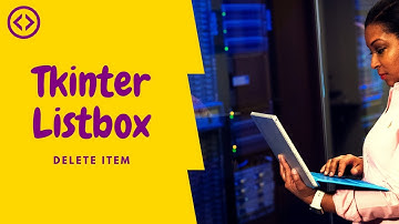 tkinter listbox: how to delete an item- Python 3