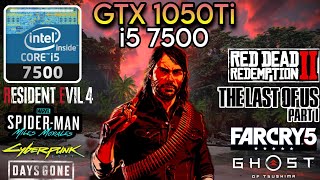 Gtx 1050 Ti I5 7500 & 16Gb Ram - Test In 10 Games In 2024
