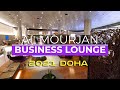 QATAR AIRWAYS AL MOURJAN BUSINESS LOUNGE  | One of the most luxury lounge in the world! - 2021