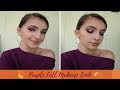 Purple Fall Makeup Look | Sarah Brooke