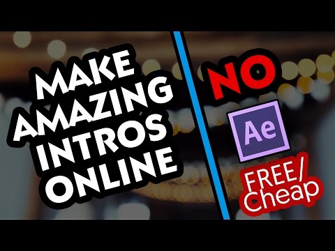 Make Intros Online! FREE - No After Effects Required! AMAZING!