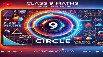 CBSE Class 9 || Maths || Circles || Animation || in English @digitalguruji3147