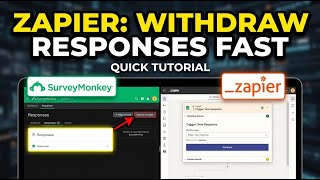 How to withdraw responses from SurveyMonkey into Zapier workflows - Quick Tutorial