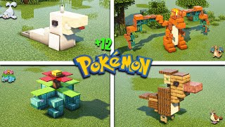 : 12 POKEMON Build Hacks in Minecraft | JMOX BUILD