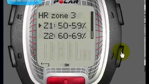 Reloj Deportivo Polar RS300X Ajustes - Intervalo y Añadir un Nuevo Ejercicio