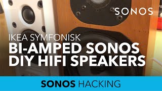 Turn any hifi speakers into bi-amped Sonos speakers (with optional sub) by hacking Ikea Symfonisk