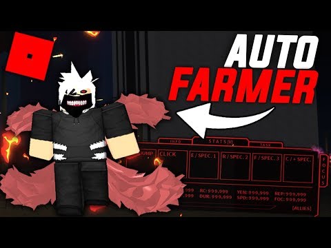 ROBLOX RO-GHOUL - LEVEL/STATS & MONEY AUTO FARMER! (WORKING)