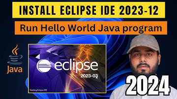 How to Install Eclipse IDE 2023-12 on Windows 10 | 11 | 2024 #eclipseforjava #eclipse