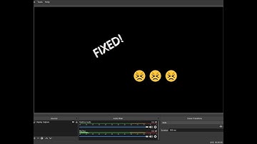 Issue fixed: Black screen issue and UAC prompt in OBS studio