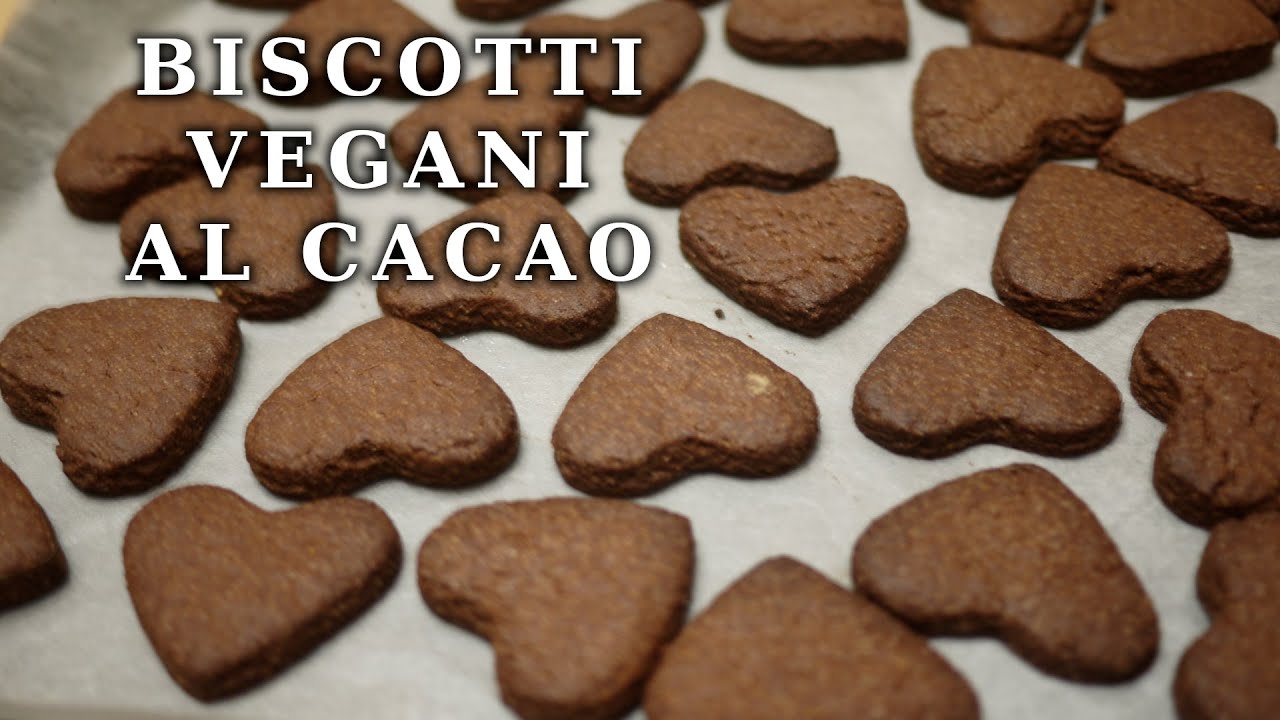 Biscotti vegani al cacao