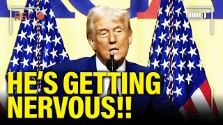 Trump starts PANICKING ON STAGE at GOP GOV Event