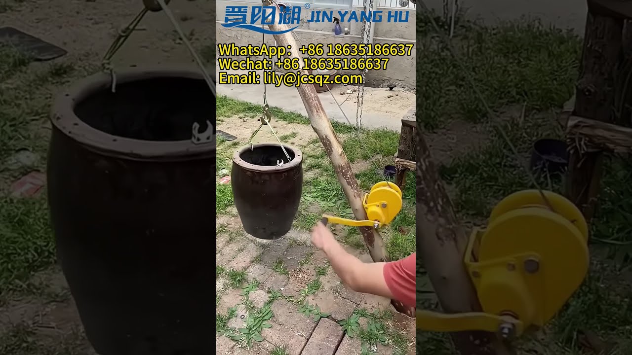 JIN YANG HU Multi Purpose Portable Self Locking Hand Winch For Lifting Heavy Objects