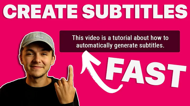 How to Create Subtitles Fast (SRT Files, Closed Captions, Hardcoded, etc...)